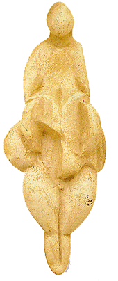 Paleoliitinen Venus, Lespugue, Ranska